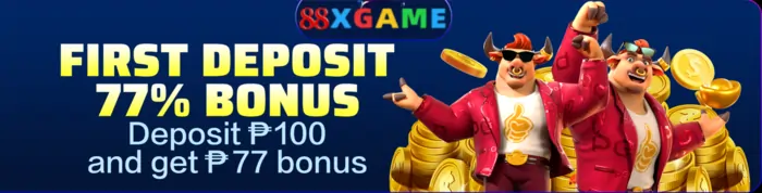 88XGAMEfirst deposit bonus banner